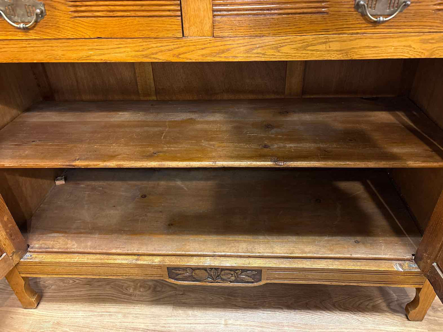 Nouveau-Style Console with Hutch