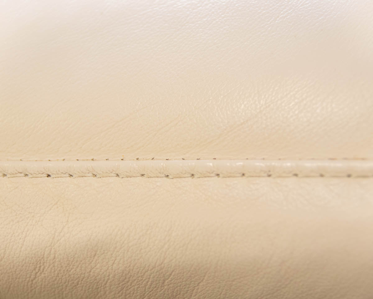 Italia Motion 2 Seat Recliner Sofa in Bisque Color Leather