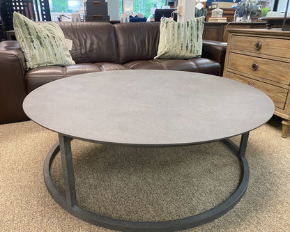 Restoration Hardware 'Mercer' Round Cocktail Table