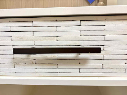 West Elm Pair of Tile Front Nightstands