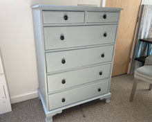 Six Drawer Chest in 'Arctic' Blue