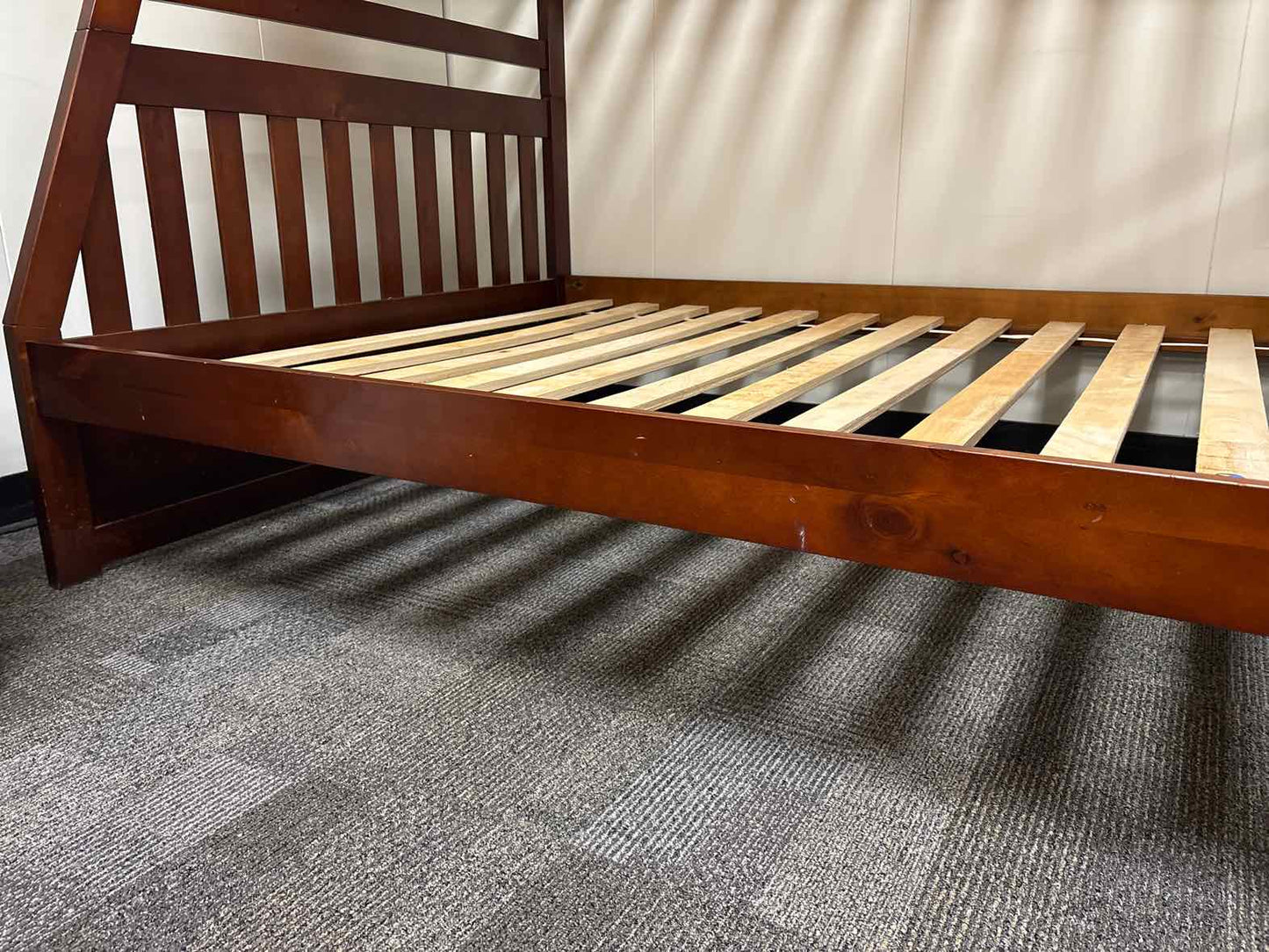 'Belisar' Twin Over Full Bunkbed in Dark Cherry