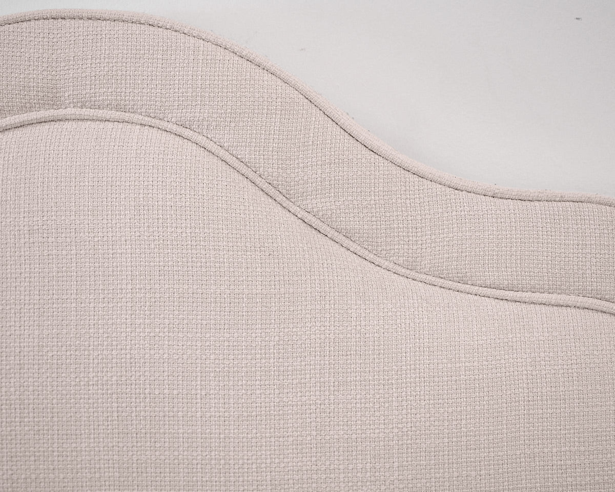 White Linen Queen Bed