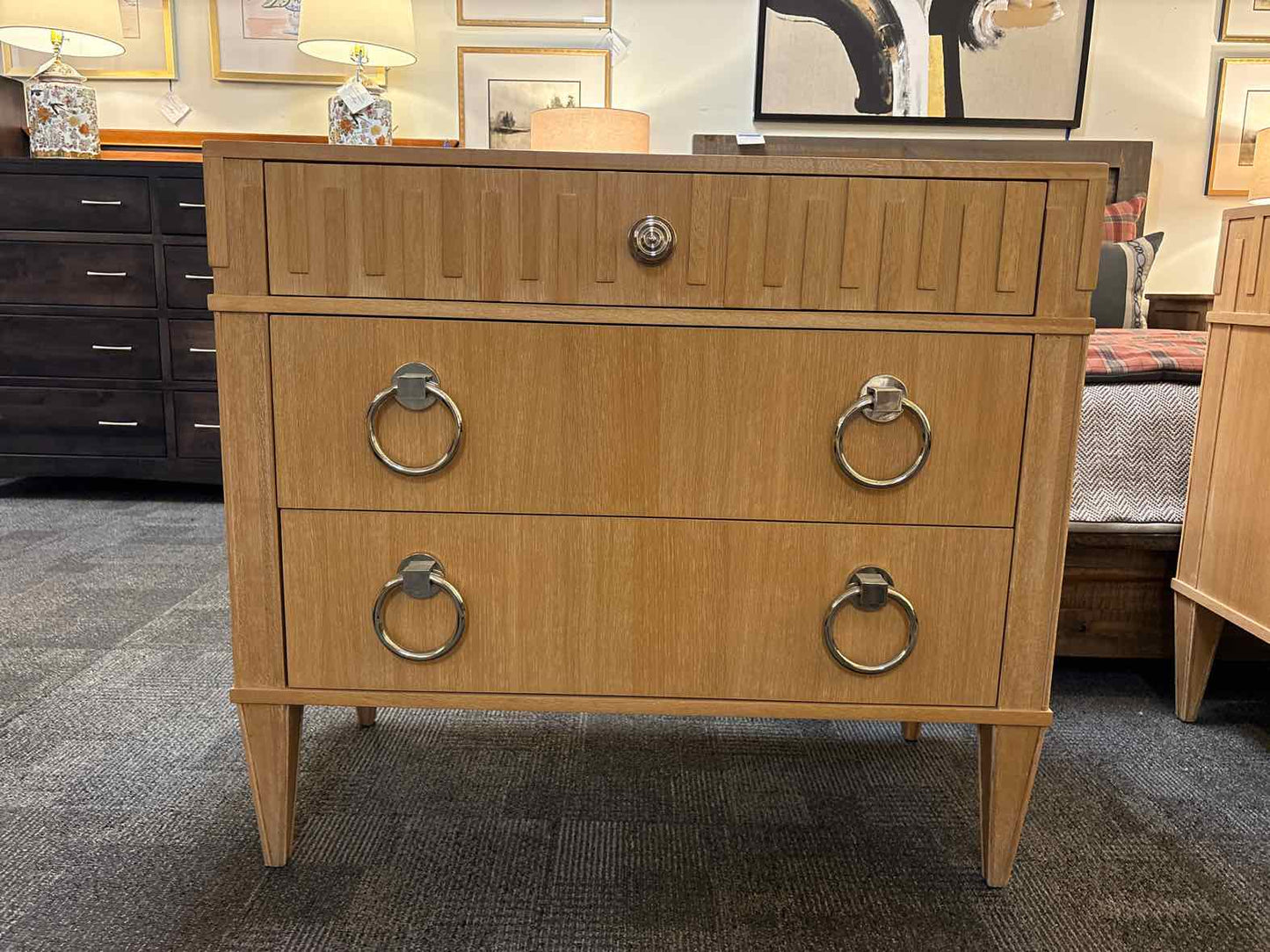 Global Views 3-Drawer Oak Bachelor's Chest