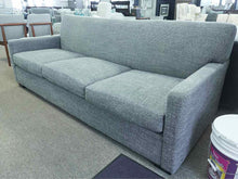 TCS Designs 3 Custom  Seat Sofa in "Tiko Storm' Upholstery