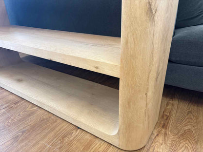 RH 'Oslo' Open Console in Light Oak