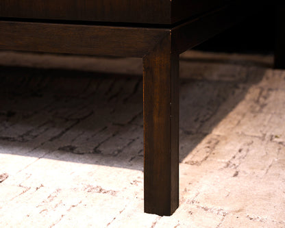 Large Mahogany Cocktail Table