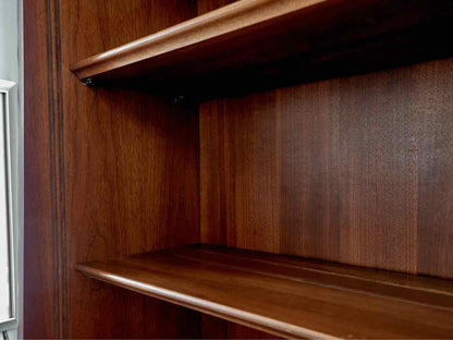 Kent Coffey Tableau Collection Mid-Century Modern China Cabinet in Walnut
