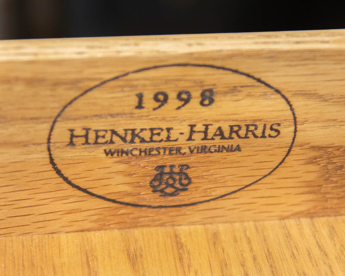 Henkel Harris Bachelor's Chest in Mahogany with Brass Pulls