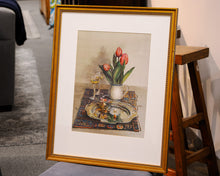 Wall Decor"Tulips and Candy" Original watercolor by Burke