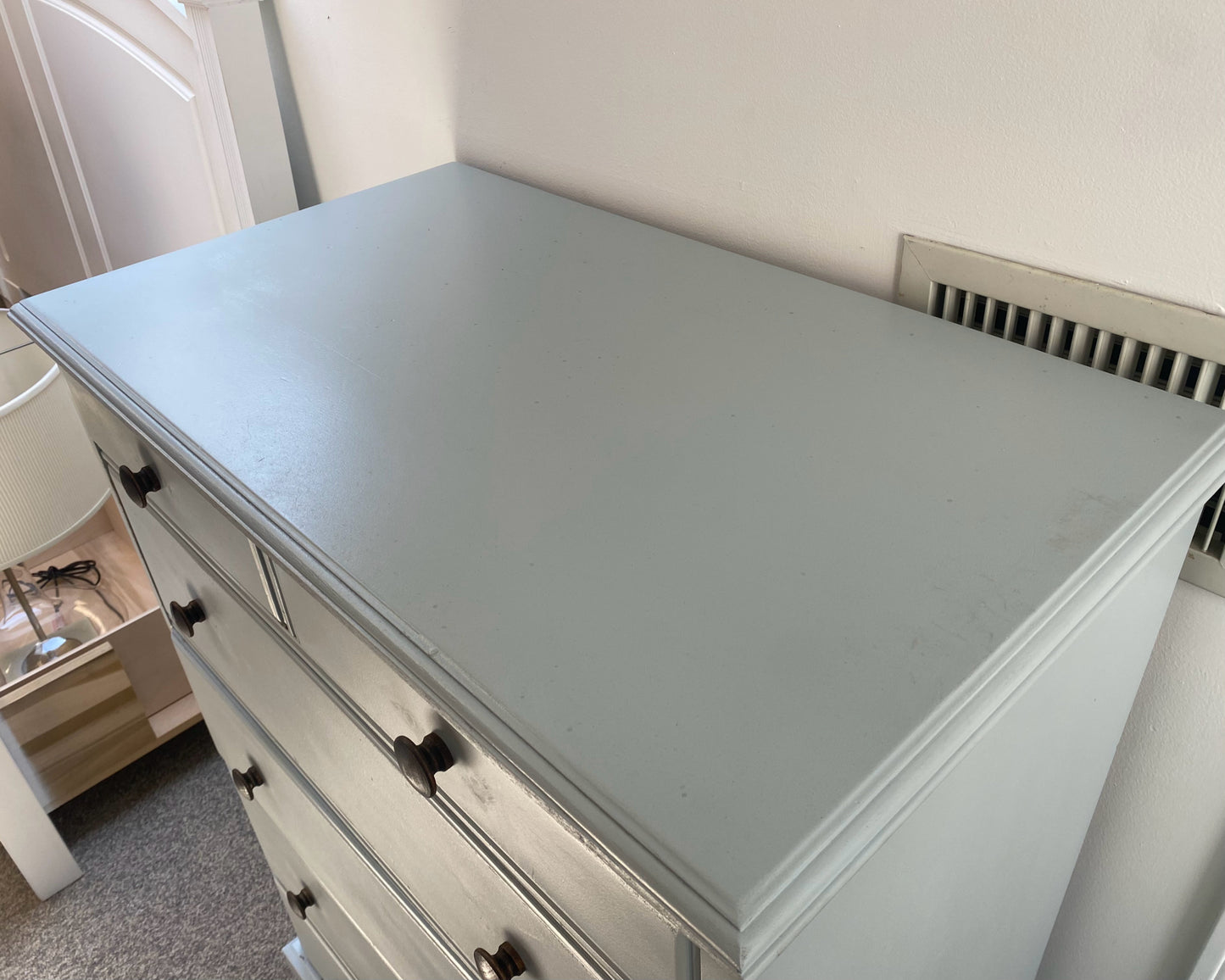 Six Drawer Chest in 'Arctic' Blue