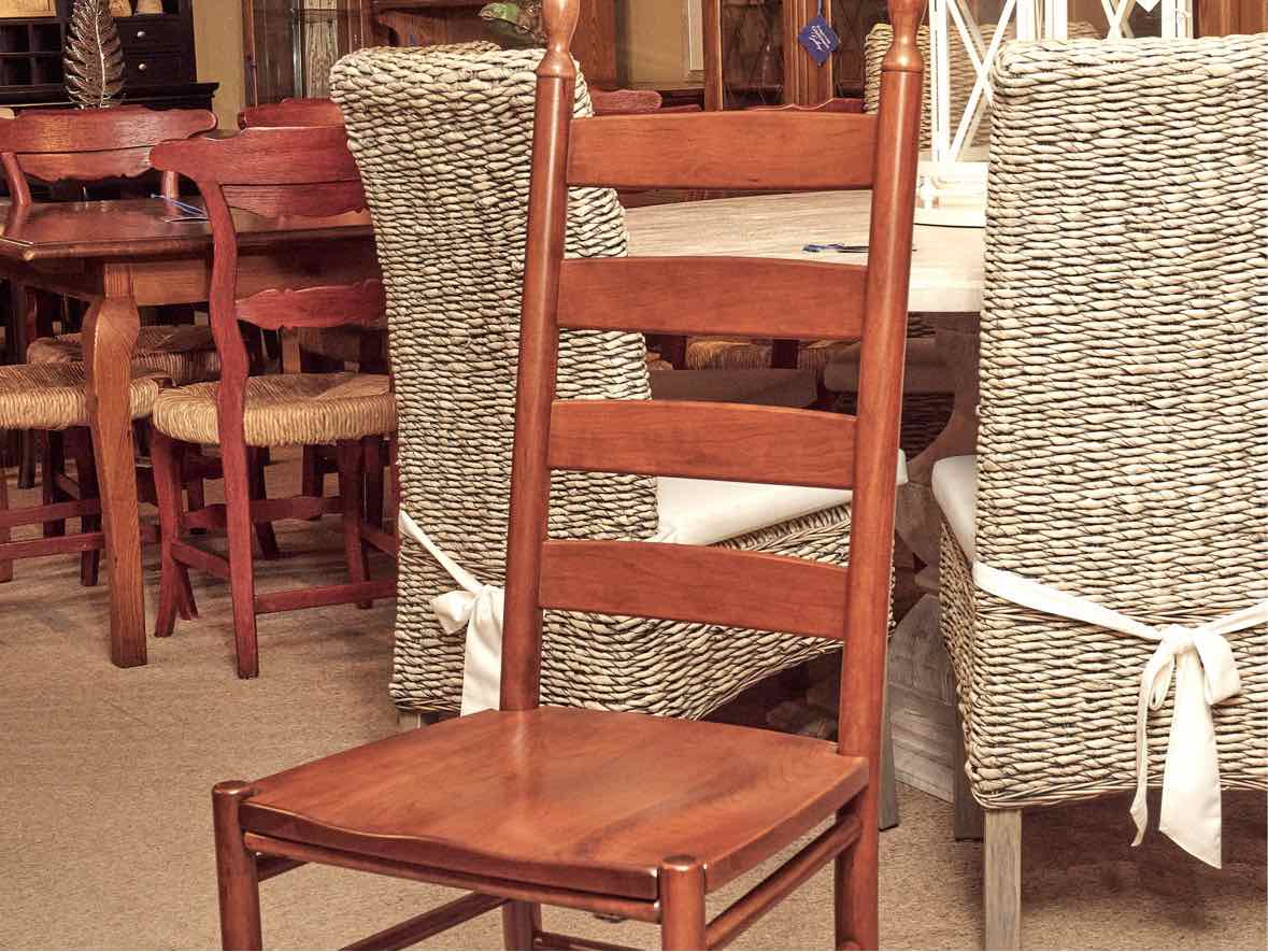 Cabot House Keystone Collection Shaker  Cherry Table 2 Leaves  &  6 Chair Set