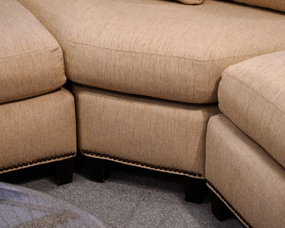 Custom Huntington House Upholstered 3-Piece Sectional