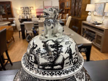Ethan Allen 'Foo Dog' Porcelain Jar