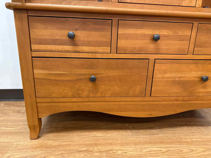 Richardson Brothers Lighted Cherry Hutch