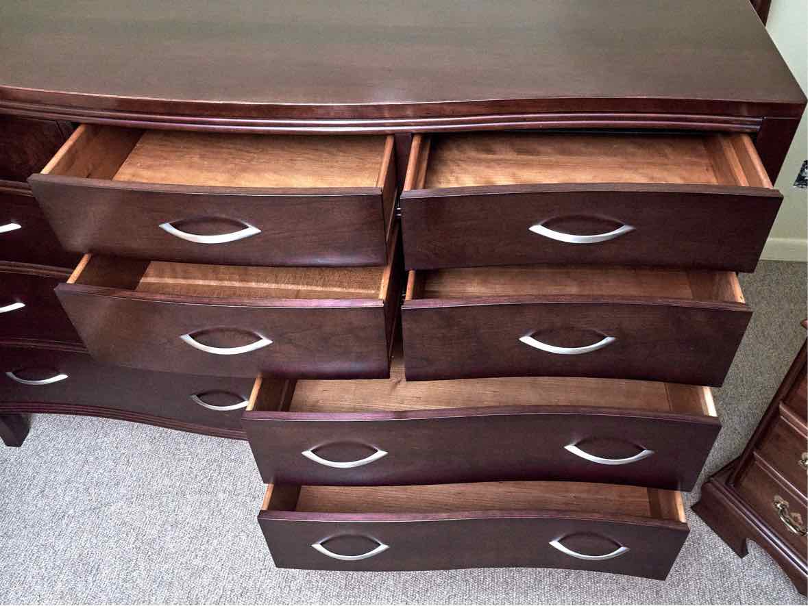 Stickley Cherry 10 Drawer Dresser in Oxford Finish
