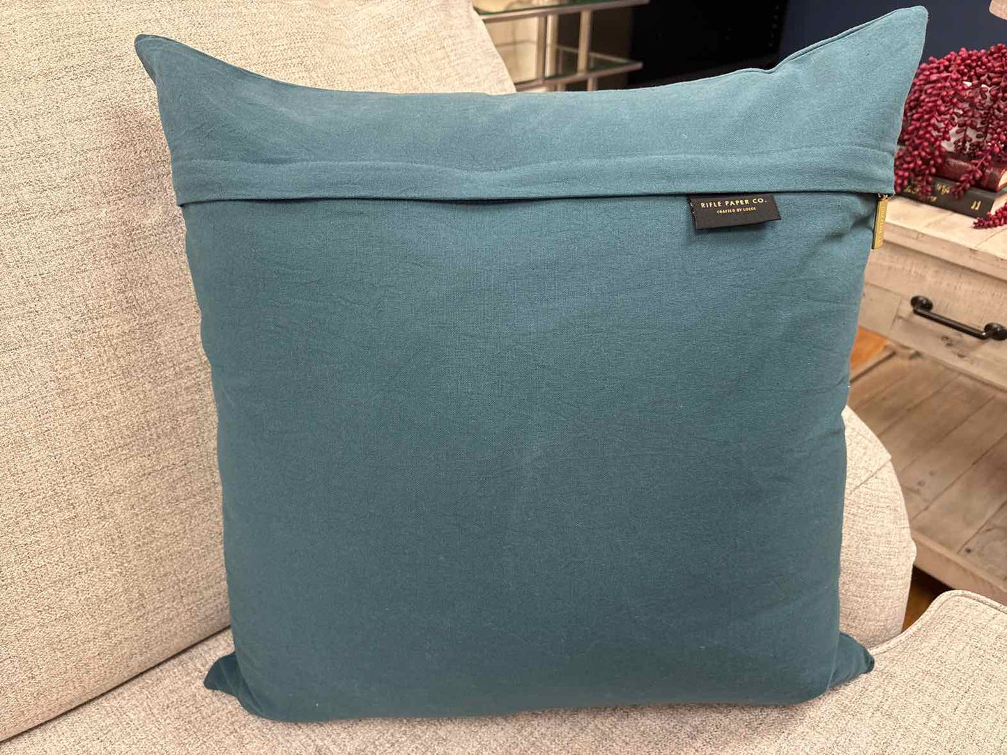 Rifle Paper Lush Green Jungle Accent Pillow