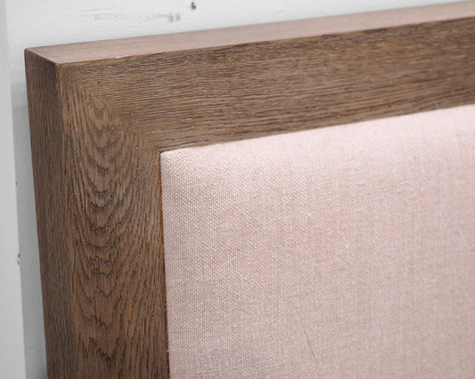 Restoration Hardware King Upholstered Bed Frame