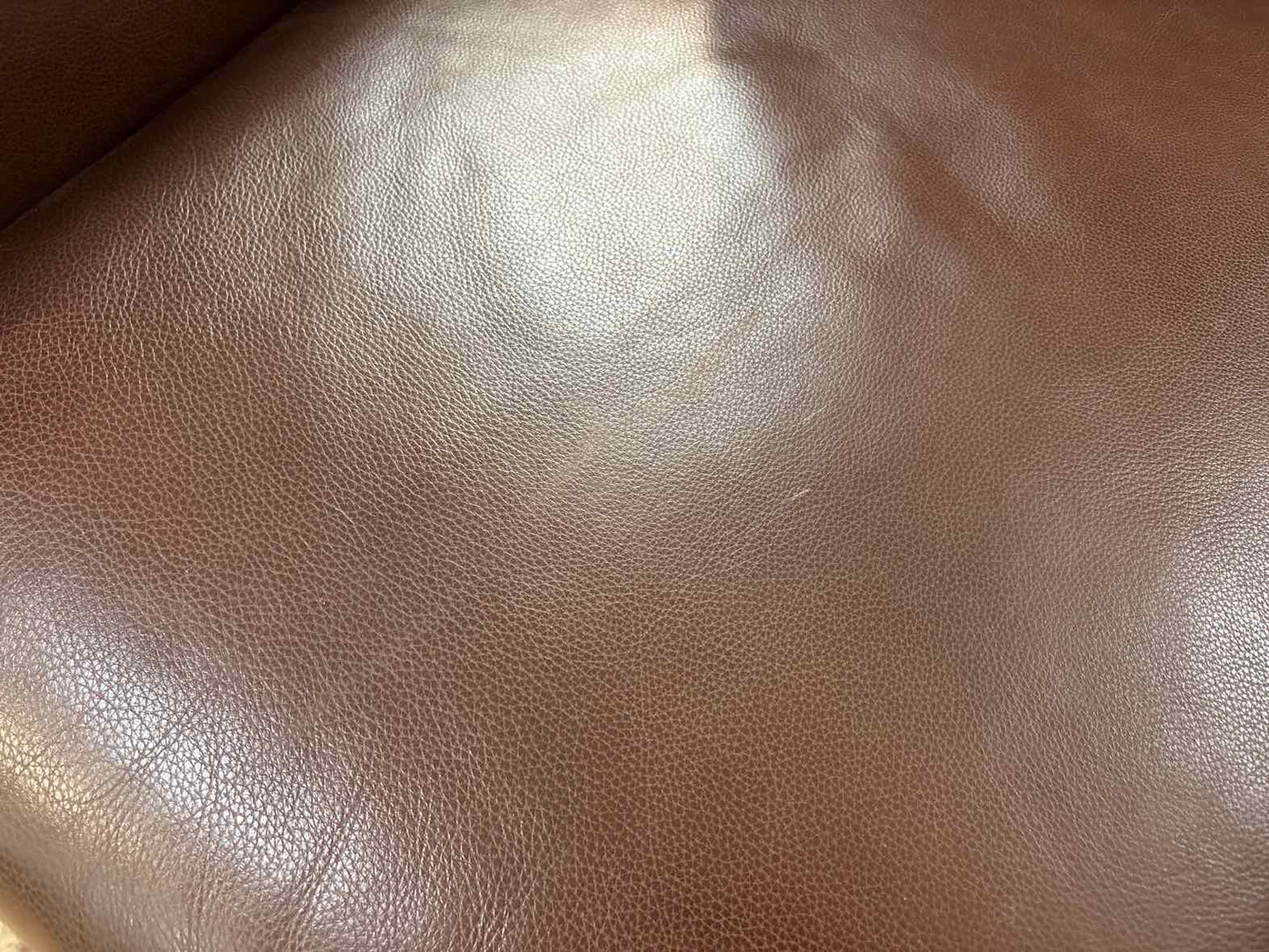 Barcalounger Chestnut Brown Leather Recliner