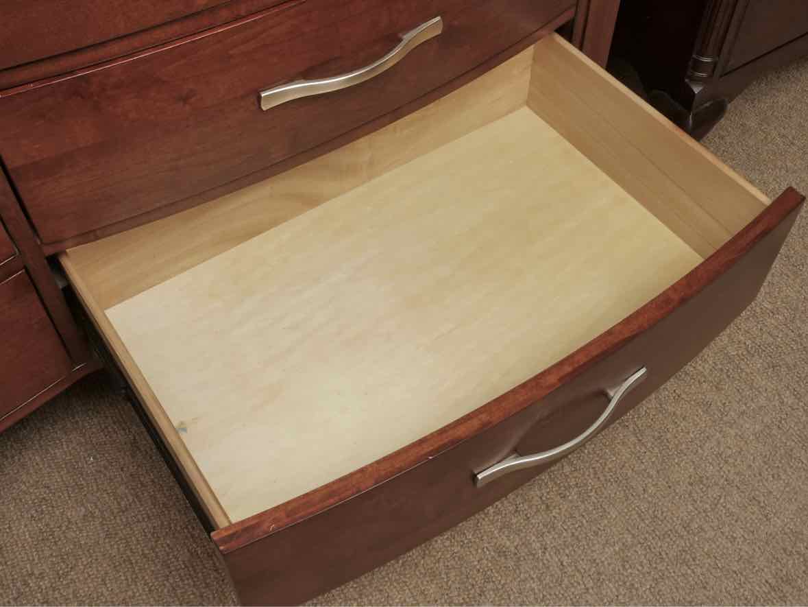 Mastercraft  Ash 6 Drawer Dresser with Mirror