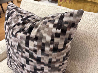 Geometric Pixel Accent Pillows