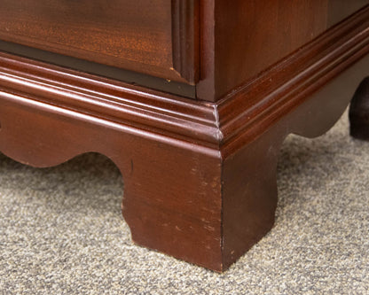 Pair of Kincaid Mahogany Two Drawer Nightstands