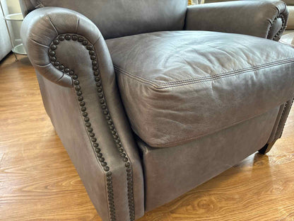 Pottery Barn 'James' Leather Recliner
