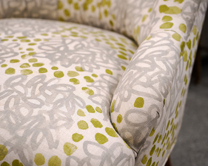 Petite Profile Upholstered Chair