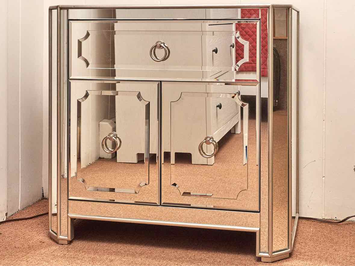 Basset Mirror Co. Inc Mirrored Accent Chest