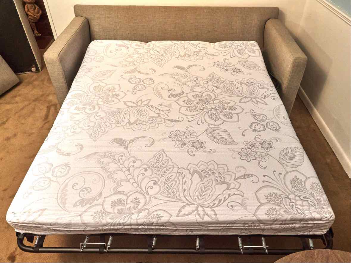 Flexsteel 'Sleephaven' Celery Green Performance Upholstered Queen Sleeper