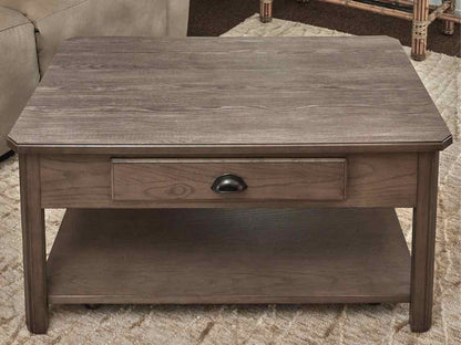 Driftwood Grey Finish  Lift Top Cocktail Table