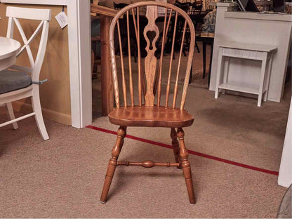 Bent Bros Colonial Oak Oval  Table & 6 Oak Windsor Chair Set
