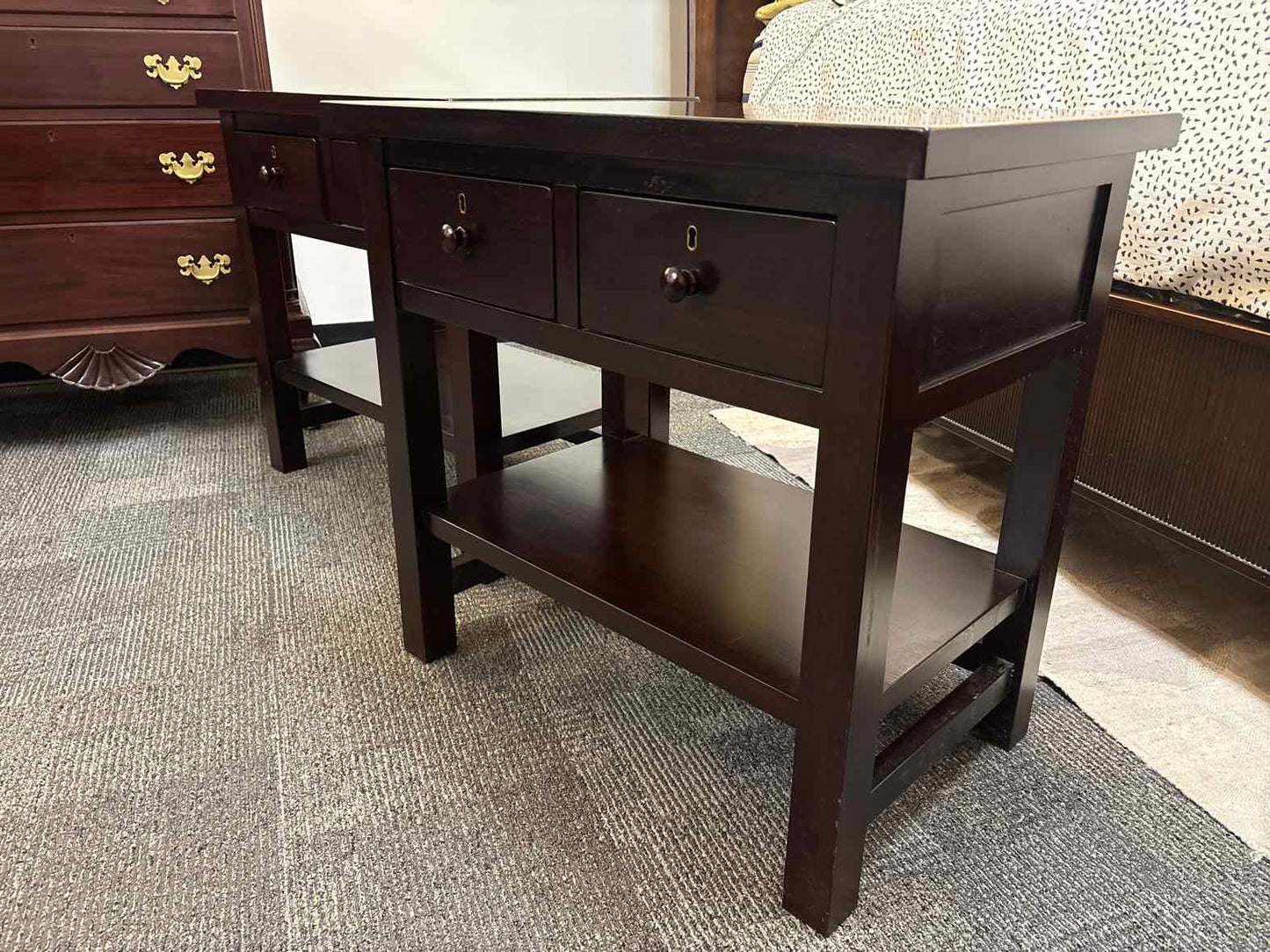 Pottery Barn Pair of 'Farmhouse' Nightstands