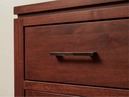 Archbold Furniture Birch 5 Drawer Chest in Cherry Finish
