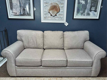 Stone & Leigh 3 Cushion In Gray Wool Blend Upholstered Sofa