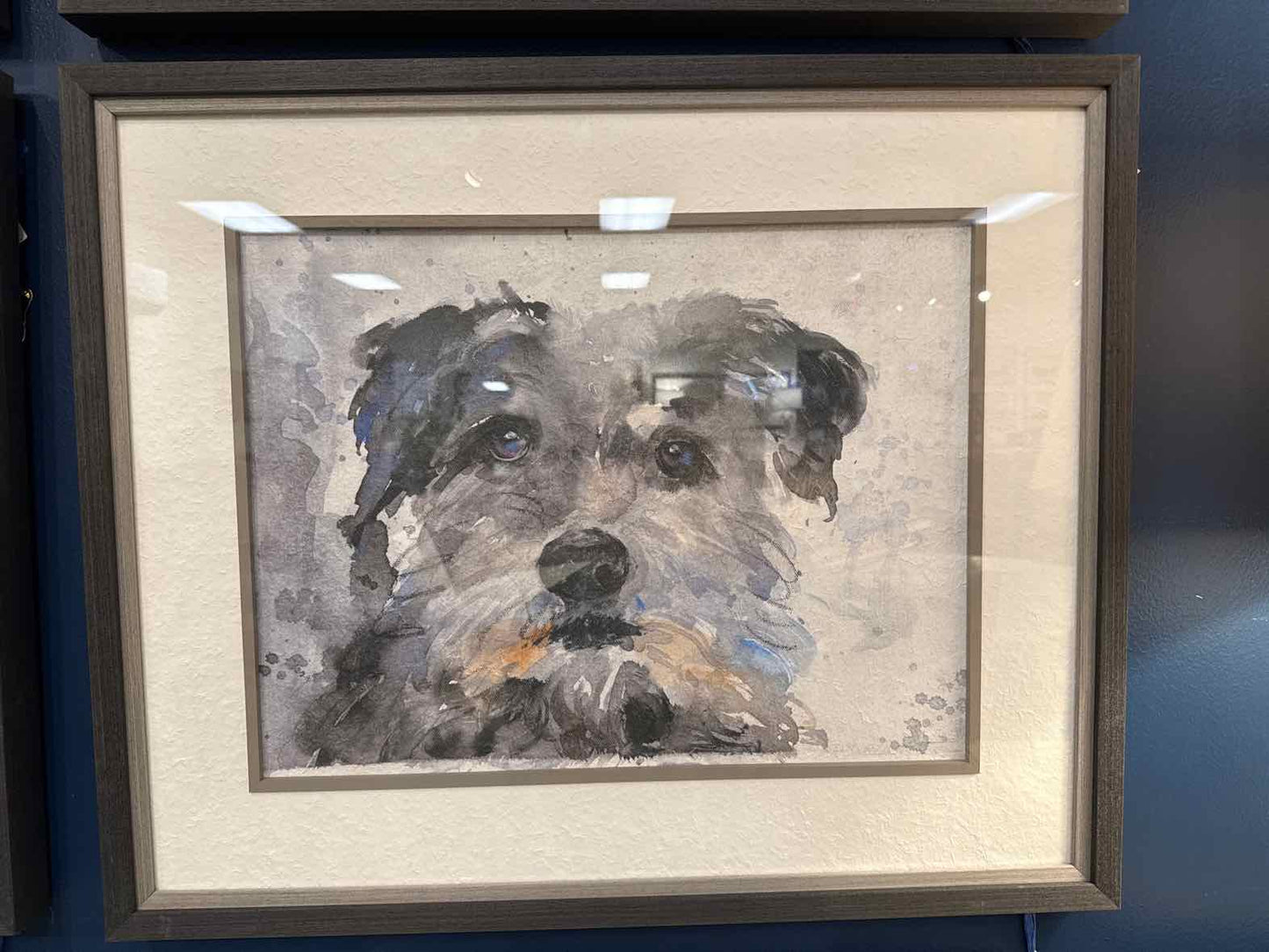 'Dog Days D' Framed Wall Decor
