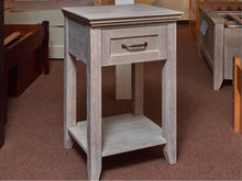 Pottery Barn ' Hampton' In 'Brushed Fog' Finish 1 Drawer/Shelf Nightstand