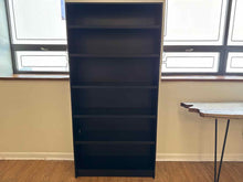 Black Six Shelf Bookcase