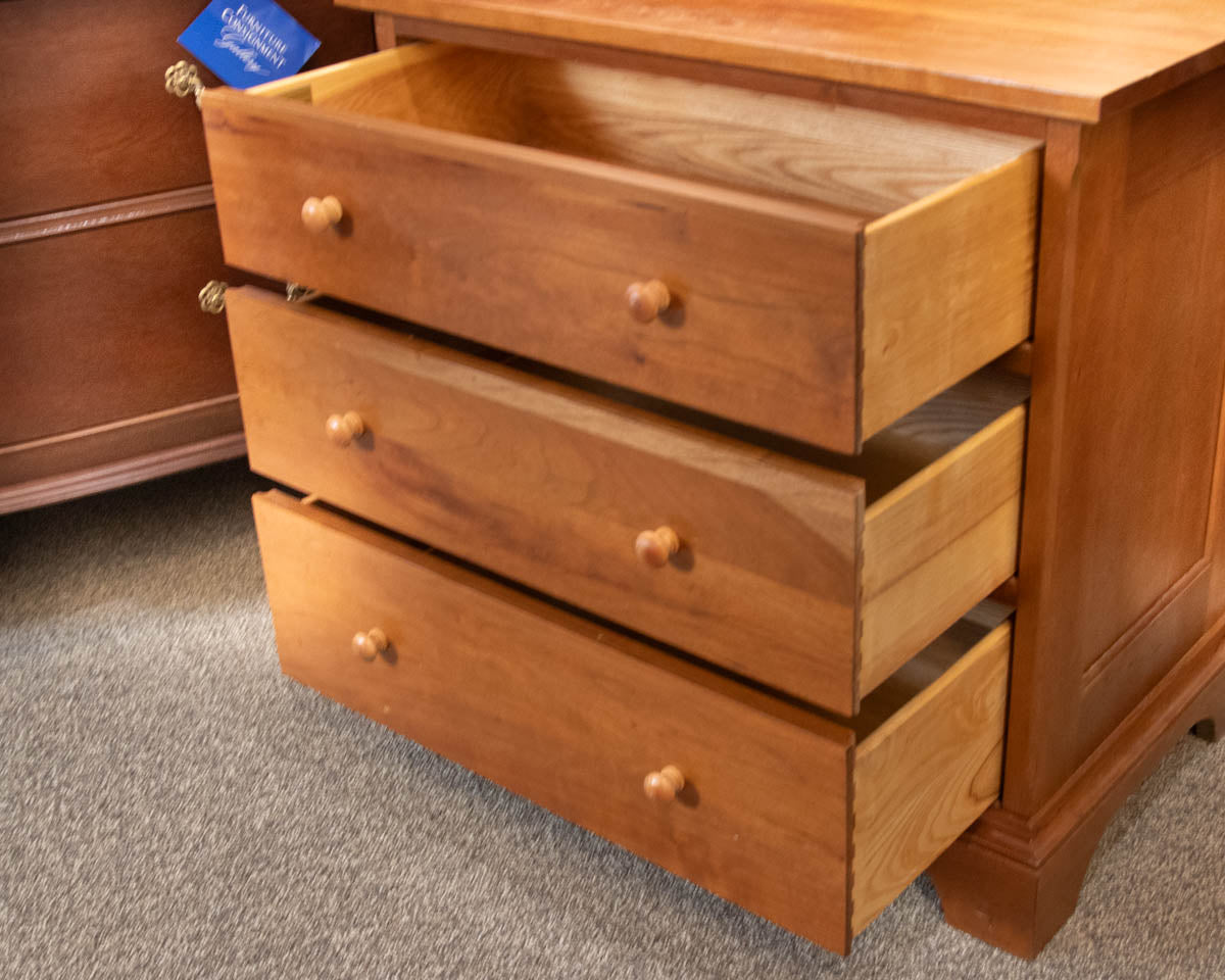 Three Drawer Cherry  Nightstand