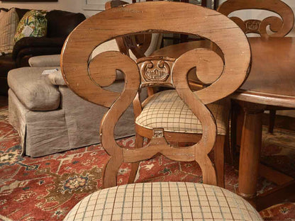 Ethan Allen   6 Upholstered Seats Chairs