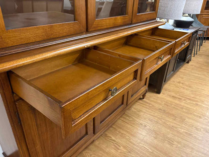 Cherry 3-Door Hutch