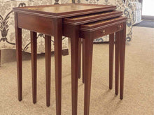 Set of Three of MCM Tortoise Bubble Nesting Tables