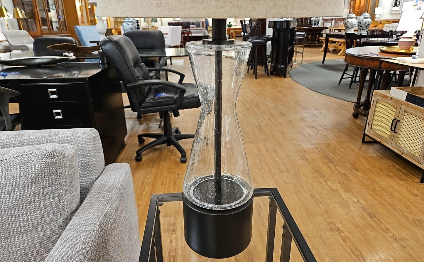 'Ketter Bronze' Glass Table Lamp