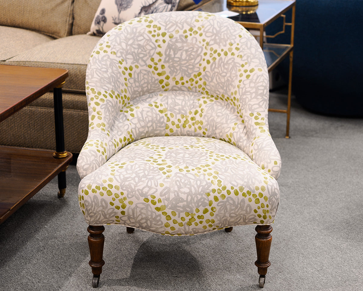 Petite Profile Upholstered Chair