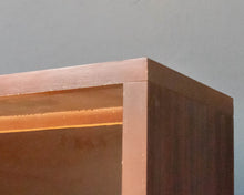 MCM Mahogany Finish 2 Shelf Bookcase