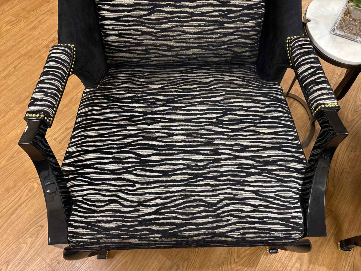 Caracole Pair of Zebra Wing Chairs