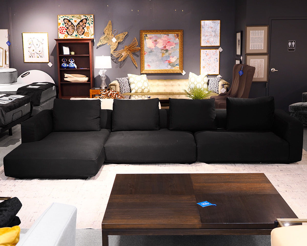 Custom Three-Piece Zanotta Alta Piano Sectional