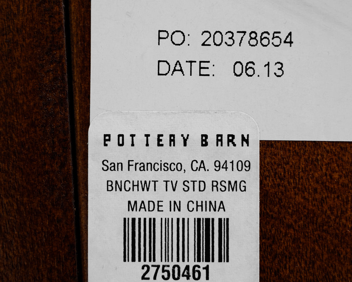 Pottery Barn Benchwright Media Console