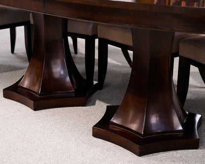 Barbara Barry for Baker Mahogany Table & 10 Chair Set
