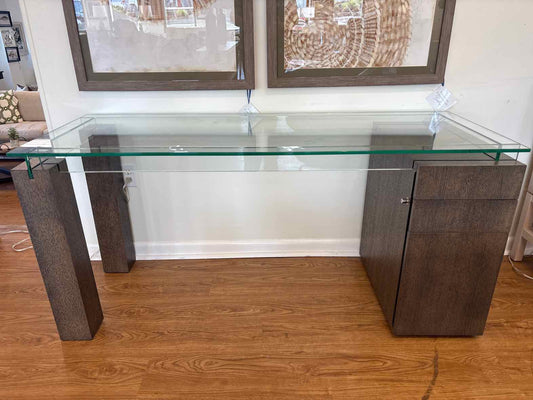 Roche Bobois 'Ténéré' Glass Top Desk